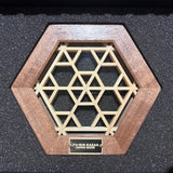 Fu-rin Kazan | 【胡桃】 龜甲組子杯墊