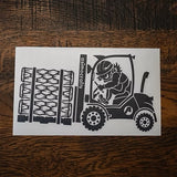 Asimocrafts｜【叉車人】 貼紙