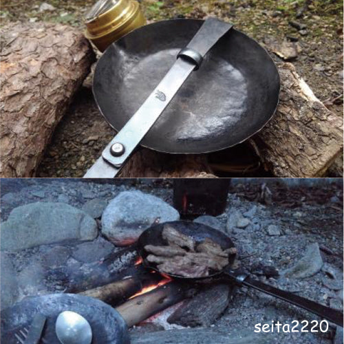 millio安隨製作所 |【17公分】 手工槌目折疊鍋