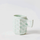 Akihiro wood works x ONE KILN | 聯名【L】白 木紋釉陶杯 Jincup