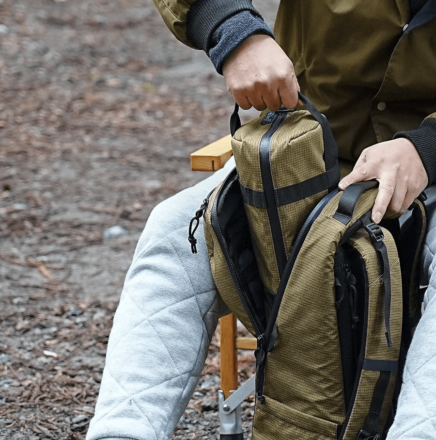 【圓筒型】 Asimocrafts × 38explore x HAKUBA｜聯名A38grid 保冷收納包